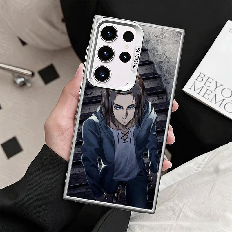 A-Attack On T-Titan Eren Yeager Shockproof Phone Case for Samsung Galaxy S26 Edge S25 Ultra S24 FE S23 Plus S21 Cover Anti Fall