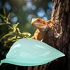Geckos Frog Habitat Leaf Suction Cup Reptile Basking Area Resting Terrace Suction Cups Tank Decor Simulated Leaves Scenery