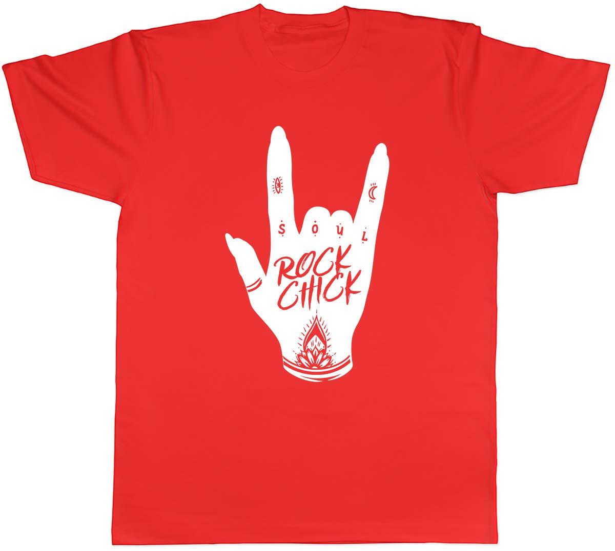 Rock Chick Hand Sign Unisexs Unisex TShirt Tee S