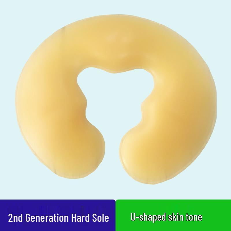 Silicone U-Shaped Beauty Pillow with Face Protection