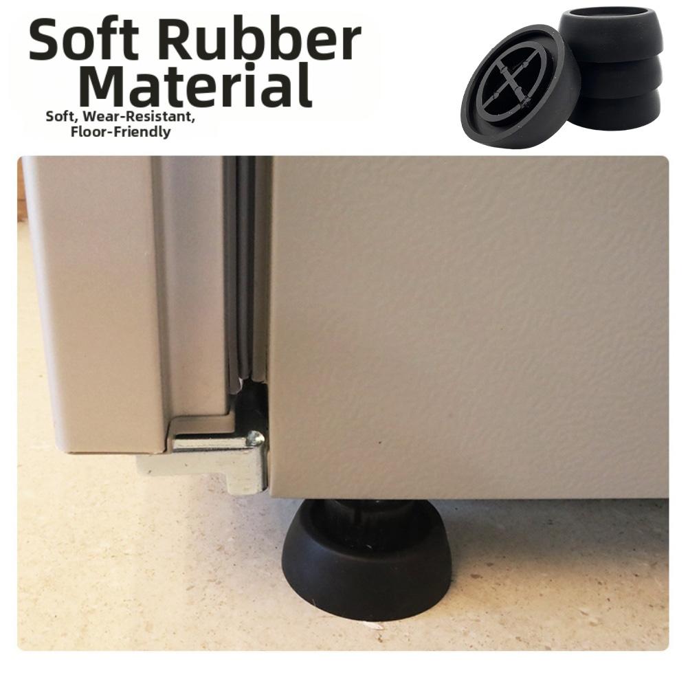 Rubber Feet Pads 4 PCS for Washing Machine Dryer Furniture Shock Absorbing Vibration Reduction Floor Protection