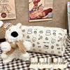 Adorable West Highland Terrier Pencil & Makeup Case - Large Capacity, Perfect for Students & Girls