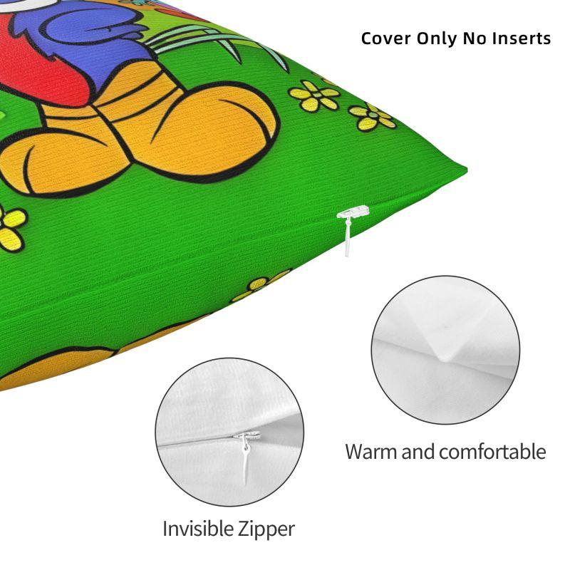 Custom Woody Woodpecker Cartoon Cushion Cover 40x40cm Anime Cute Funny Velvet Cute Pillow Cases for Car Sofa