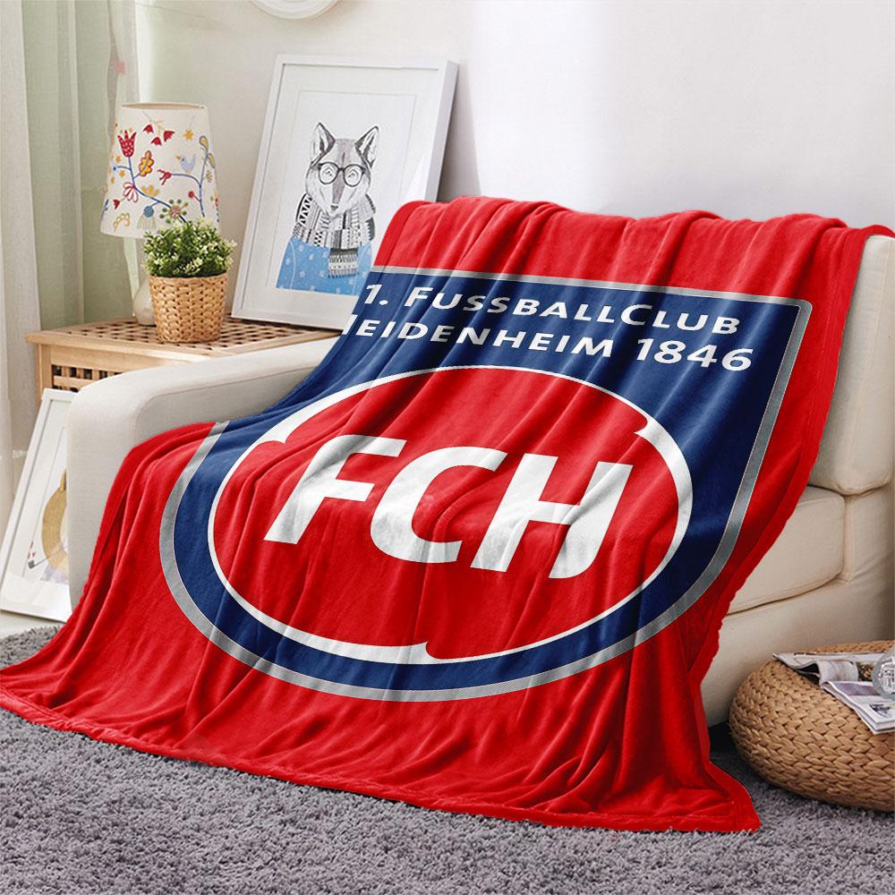 FC Heidenheim FlAannel Blanket, High Quality Comfortable for All Seasons, Home Decor, Warmth and Comfort