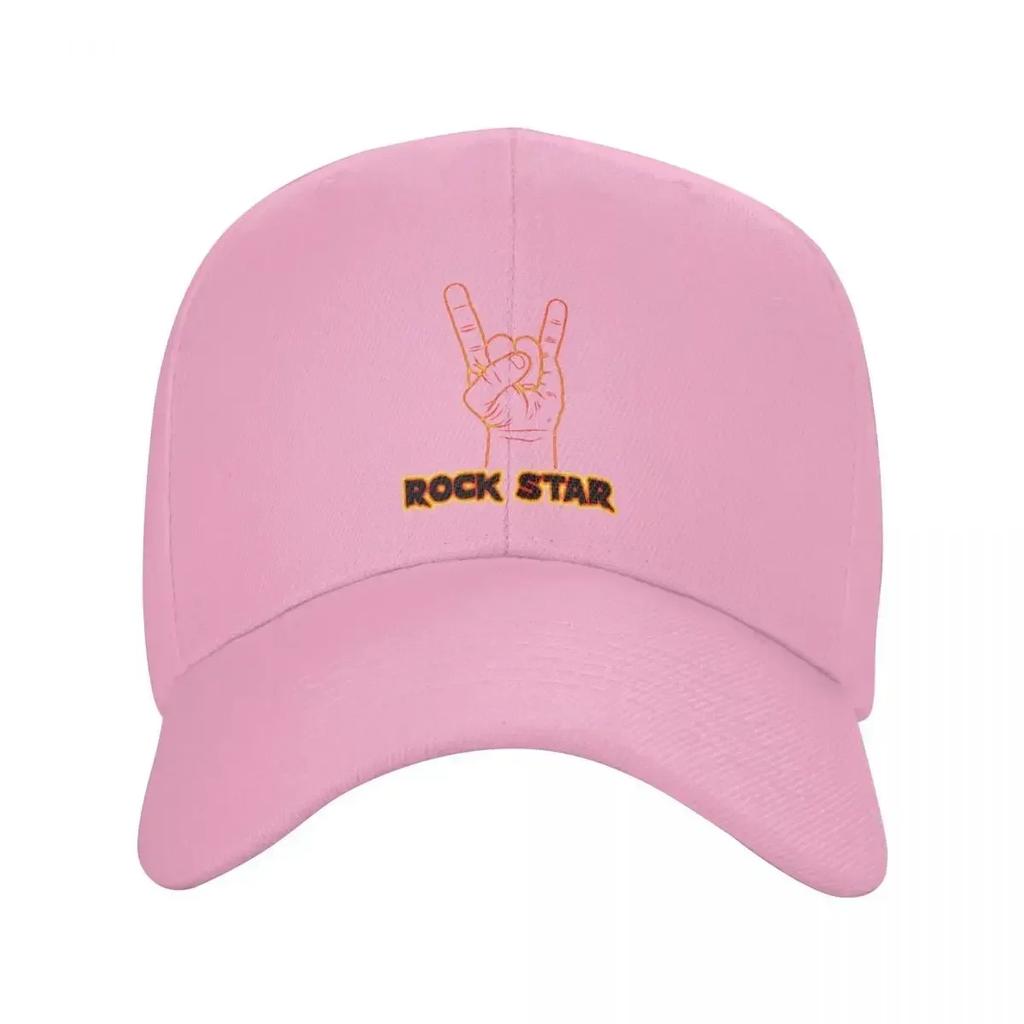 Custom Punk Gesture Rock Star Baseball Cap Unisex Women Adjustable Heavy Metal Music Dad Hat Streetwear Snapback Caps