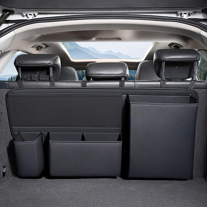 Car Trunk Organizer Back Hanging Storage Bag, Multi-Pocket Auto Rear Organizer for SUV Truck Van, Car Interior Additions