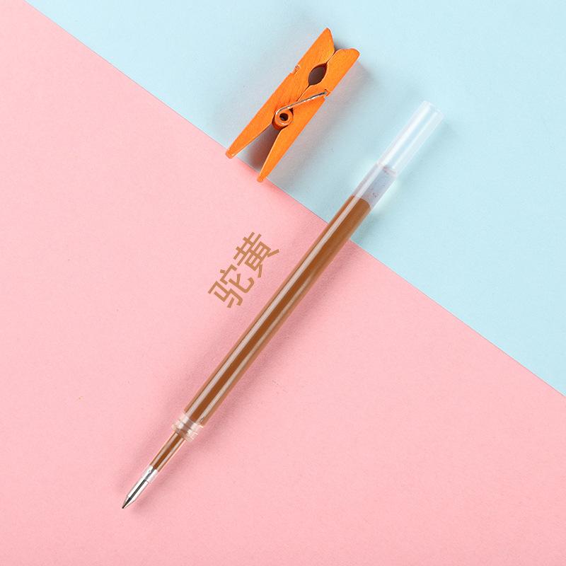 10pcs K35 0.5MM Gel Ink 10 Color Colorful Refill 110MM Length Refill for Press Gel Pen Stationary Cute Pens Ink  Back To School