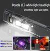 Ultra-Thin Portable LED Flashlight with Pen Clip and Digital Display for Outdoor EDC Tactical Use