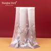 Shanghai Story Women's Floral Mulberry Silk Scarf