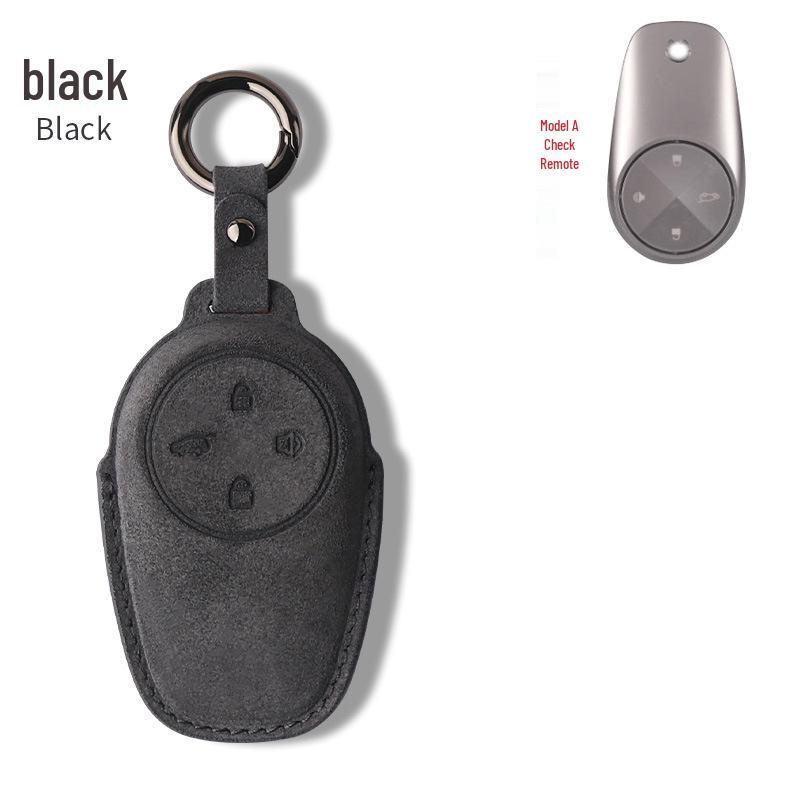 NIO ET5/ET7/ES6/ES8/EC6 Hochwertiges Wildleder Schlüsseletui - Unisex Auto Schutzschale Hülle