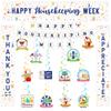 28Pcs Happy Housekeeping Week Decorations Happy Housekeeping Appreciation Banner Porch Sign Door Hanging Cards Hotel Hospital Of