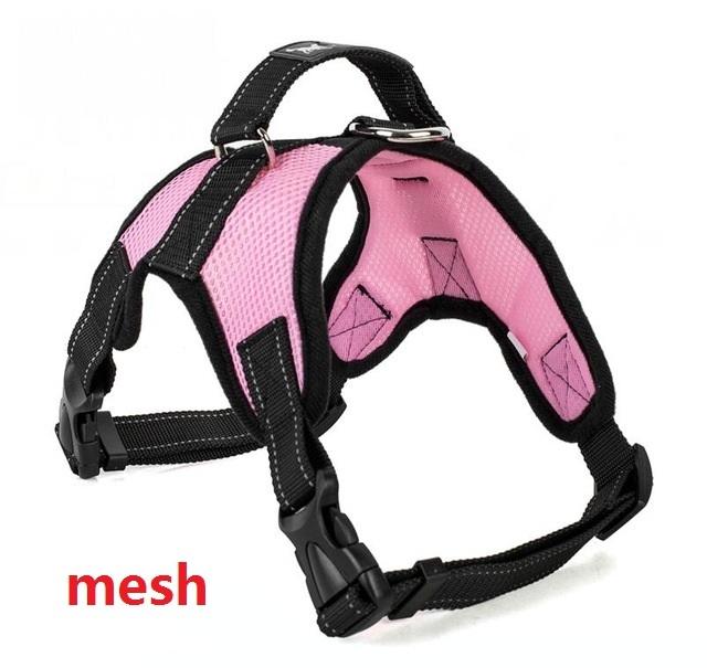 

Classic Adjustable Reflective Pet Puppy Large Dog Harness for Small Medium Large Dogs Animals Pet Walking Hand Strap Dog Supplies M