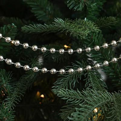 Creative Colored Bead Chain DIY 5/10M Christmas Decoration Bead String Decorative Craft Christmas Tree Pearl String