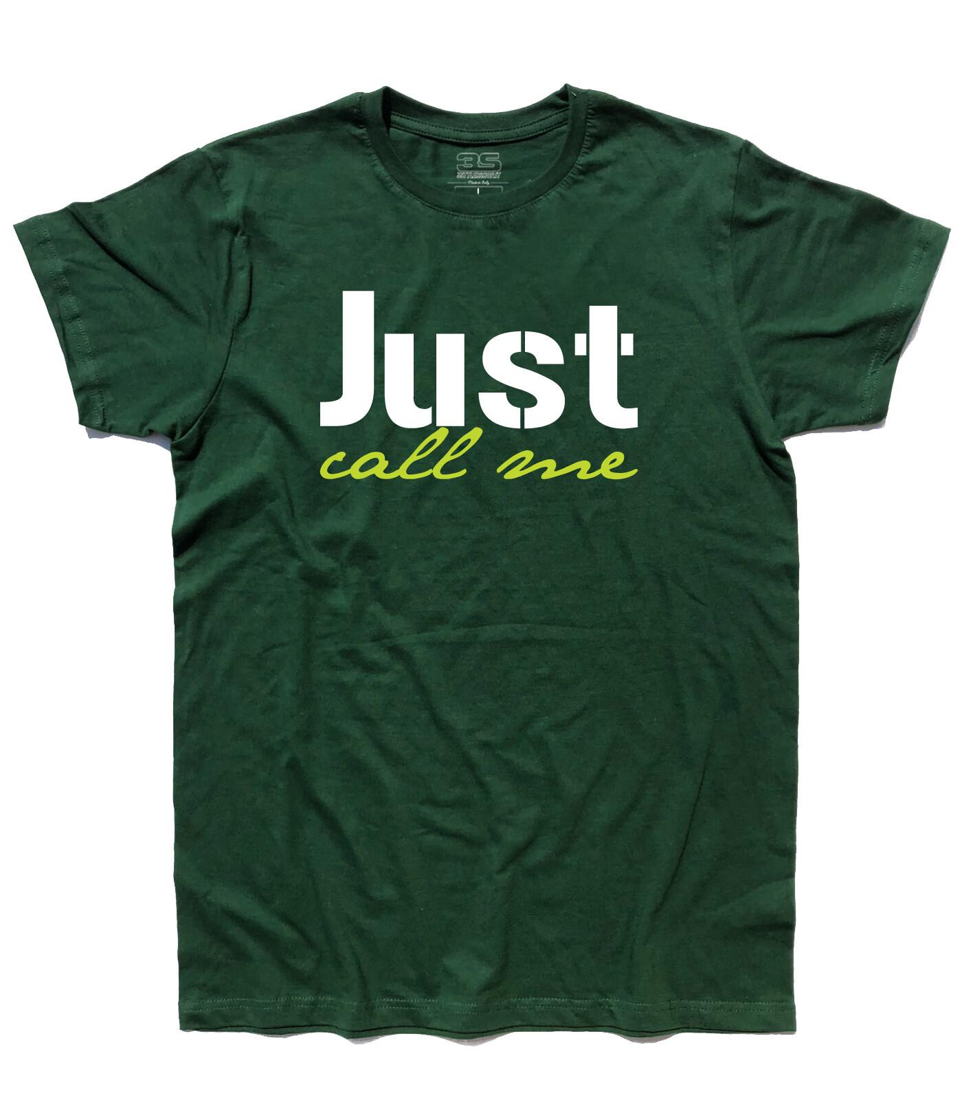 Camiseta Hombre JUST CALL ME Poker Texas Hold em Las Vegas Unisex T-Shirt L