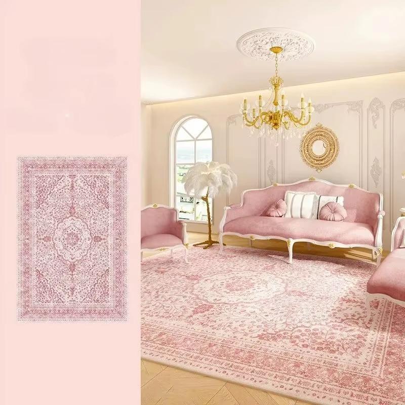 

Сучасний рожевий килим Теплий килим для спальні Килим для дивана у вітальні Водонепроникний килимок для підлоги Килими великої площі Прикраса меблів 40X60CM (1.3X2FT