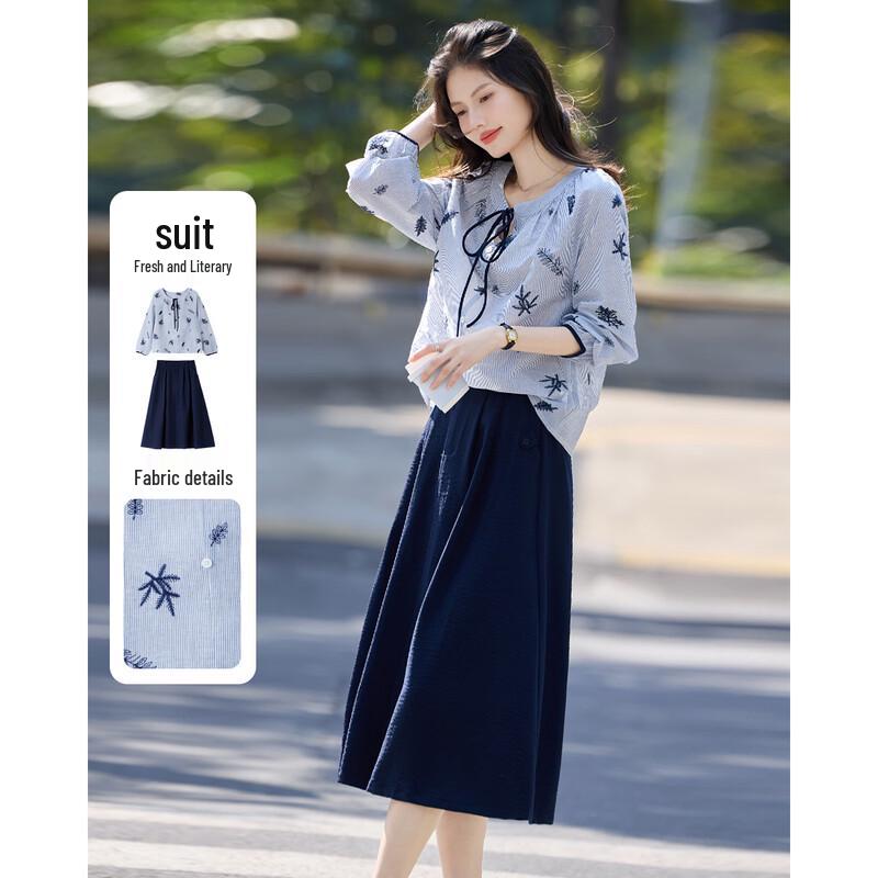 

Women s Casual Floral Two-Piece Set M