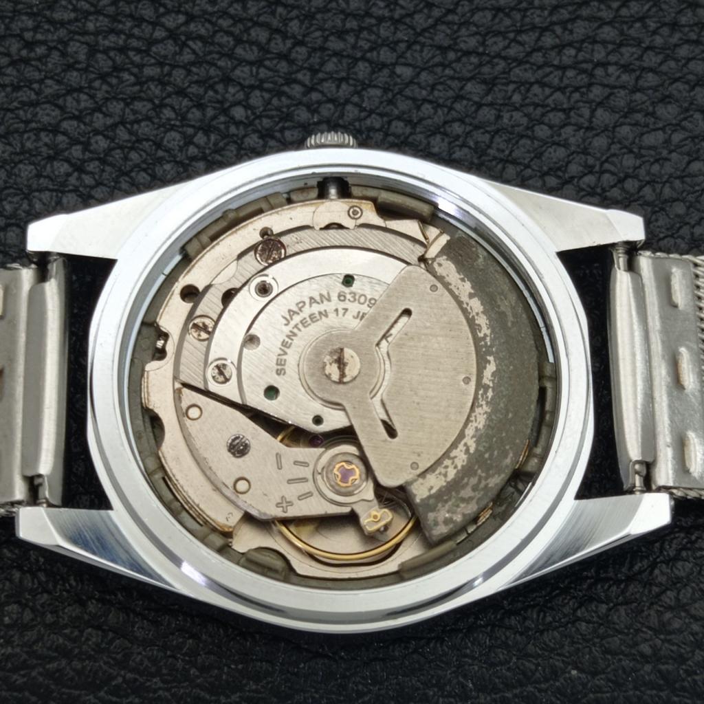 REFURBISHED JAPAN MADE SEIKO 5 AUTOMATIC MENS WATCH GREEN DIAL CUSTOM a440004-2 QV90-a440004