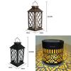 Vintage Outdoor Solar Lanterns With Led Light For Garden Lawn Decor