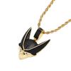 European and American Hip Hop Dragon Ball Sharu Anime Character Pendant with Micro Inlaid Zircon Trendy Street Necklace