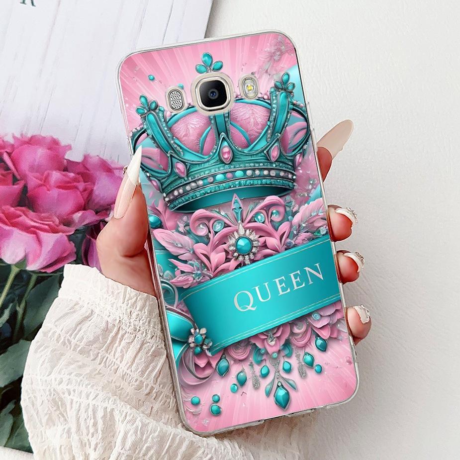 For Samsung Galaxy J5 2016 Case SM-J510F New Luxury Painted Cover Soft Silicone Phone Case For Samsung J3 J5 J7 2016 Fundas Capa