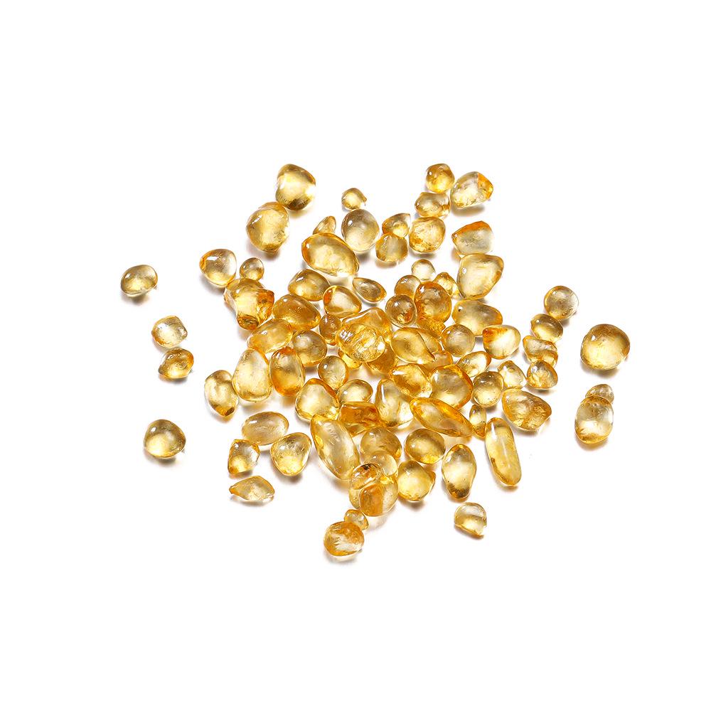 Colored Glass Crushed Stone for DIY Jewelry, Fish Tank Decoration, Landscaping, and Epoxy Crafts (3-8mm)