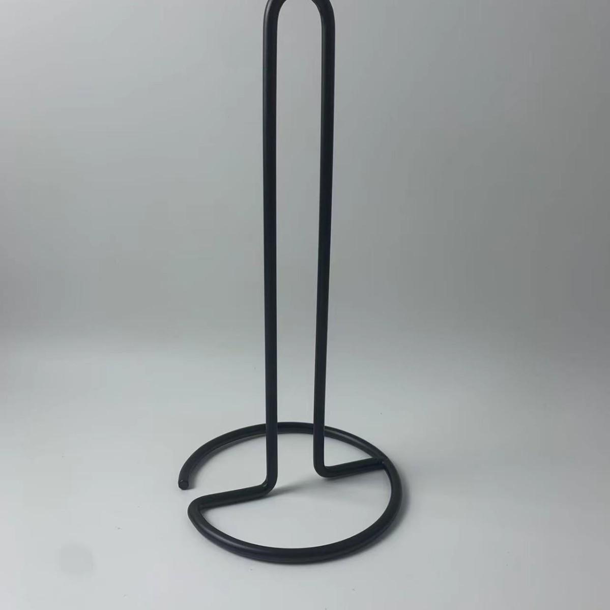 

European Style Metal Roll Paper Towel Holder - Creative, Thick Wire Design for Kitchen & Restaurant
