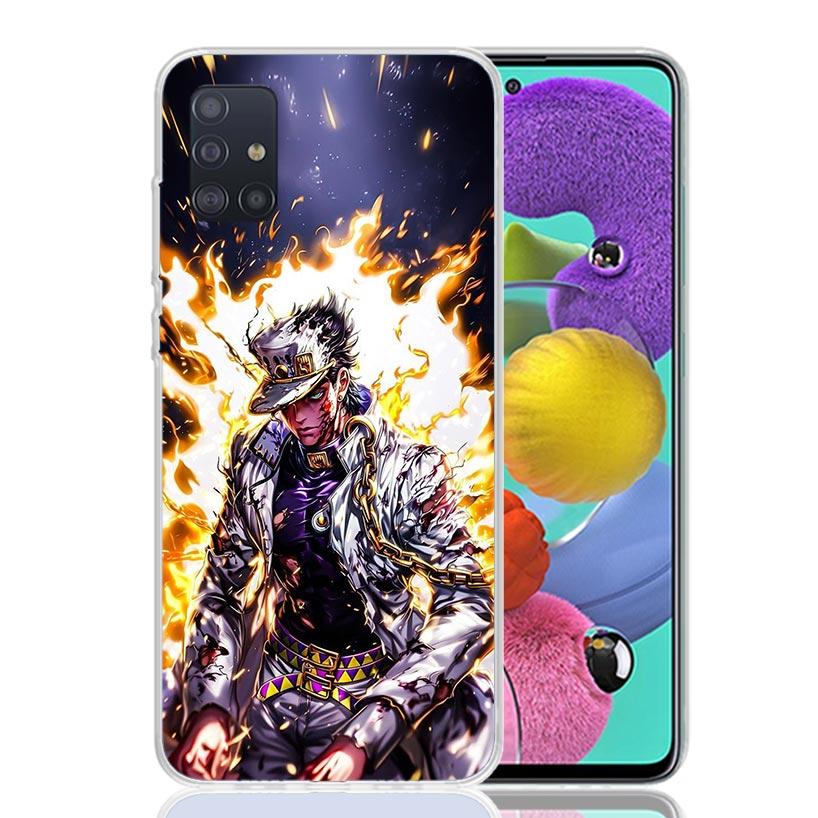 JoJo's Bizarre Adventure Kujo Jotaro Phone Case For Samsung Galaxy A52 A32 A22 A12 A02S A50S A30S A51 A31 AA71 Note 20 Ultra 10