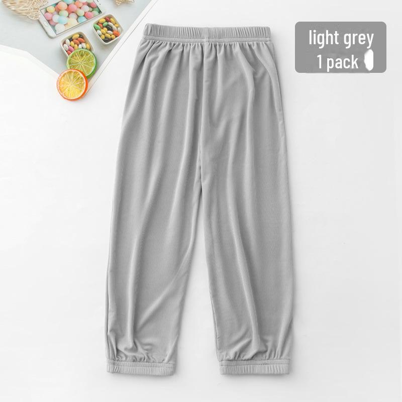 

Детские антимоскитные шаровары Ice Silk, весна/лето, свободный крой для мальчиков и девочек 140 cm