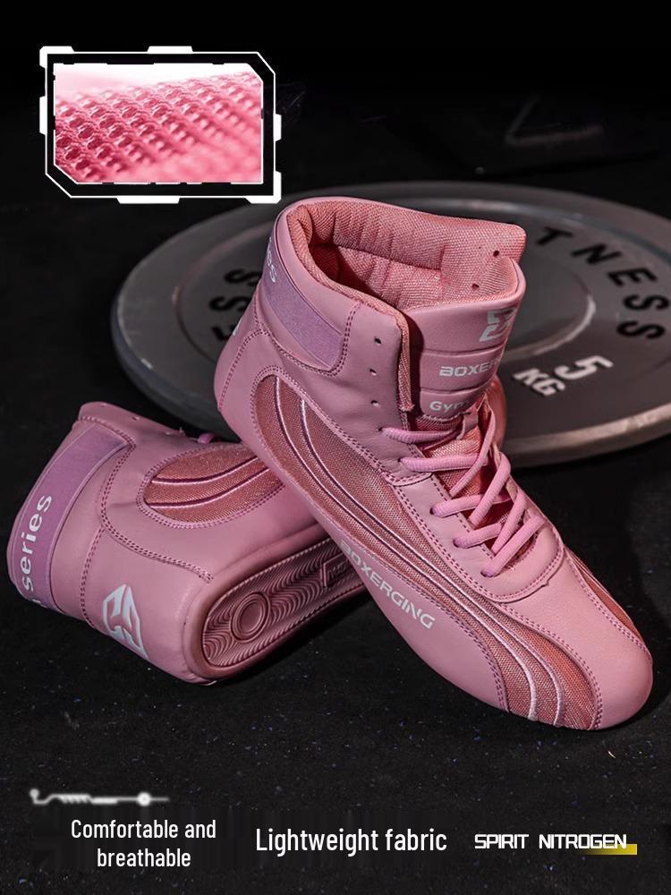 Unisex High-Top Boxschuhe für Erwachsene & Kinder - Ideal für Sanda, Kampfsport, Training, Ringen, Fitness & Gewichtheben