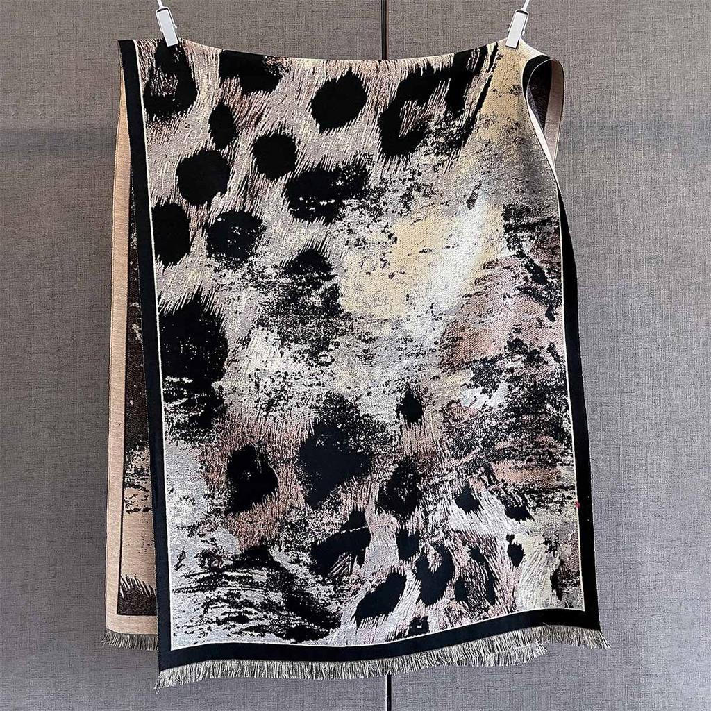 60 Colors Luxury Cashmere Women Retro Animal Plants Print Scarf Winter Warm Shawl And Wrap Bandana Pashmina Female Blanket