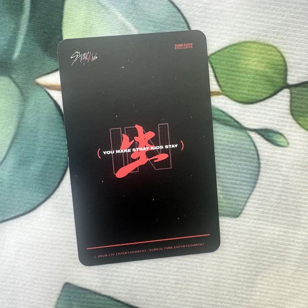 [USED] StrayKids IN live subk shop Stray Kids trading card Rino