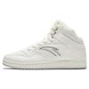 Textile, Synthetic Leather Comfortable Cushioning, Wear Resistant High Top Skateboard Shoes Men's Ivory White 912348087-1