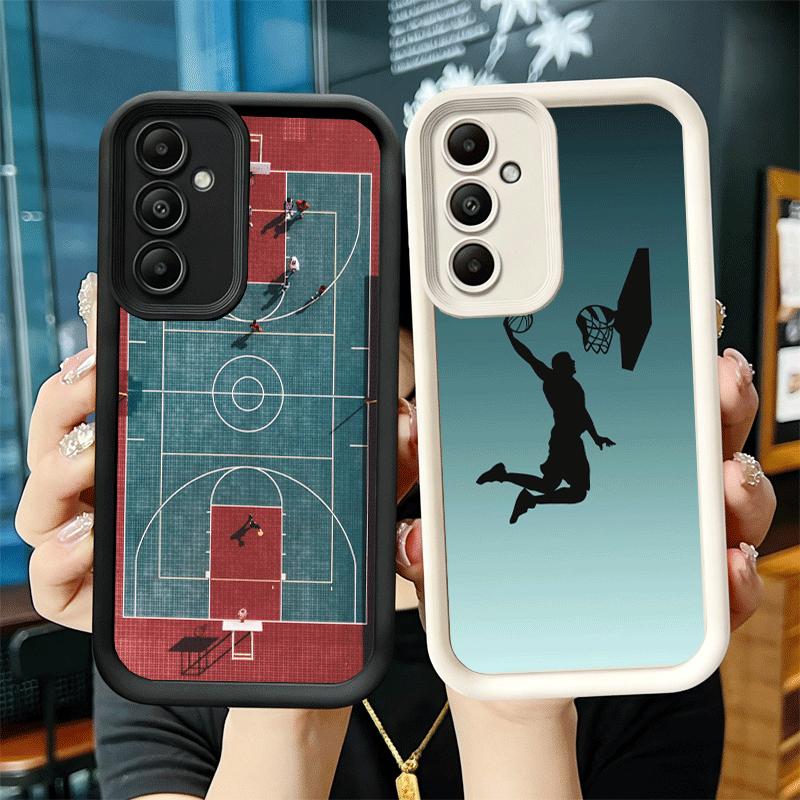 Phone Case for Samsung Galaxy A17 A16 A15 A14 A13 Basketball Sports Aesthetics A56 A36 A26 A55 A35 A25 A54 A34 A24 A53 A33 A23 A
