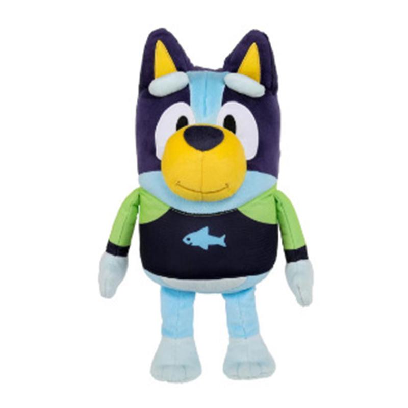 New Bluey Family Series Talking Plush Bingo Music Soundable Plush Toy Anime Figure Cute Animal Sing Dog Doll Kids Festival Gift