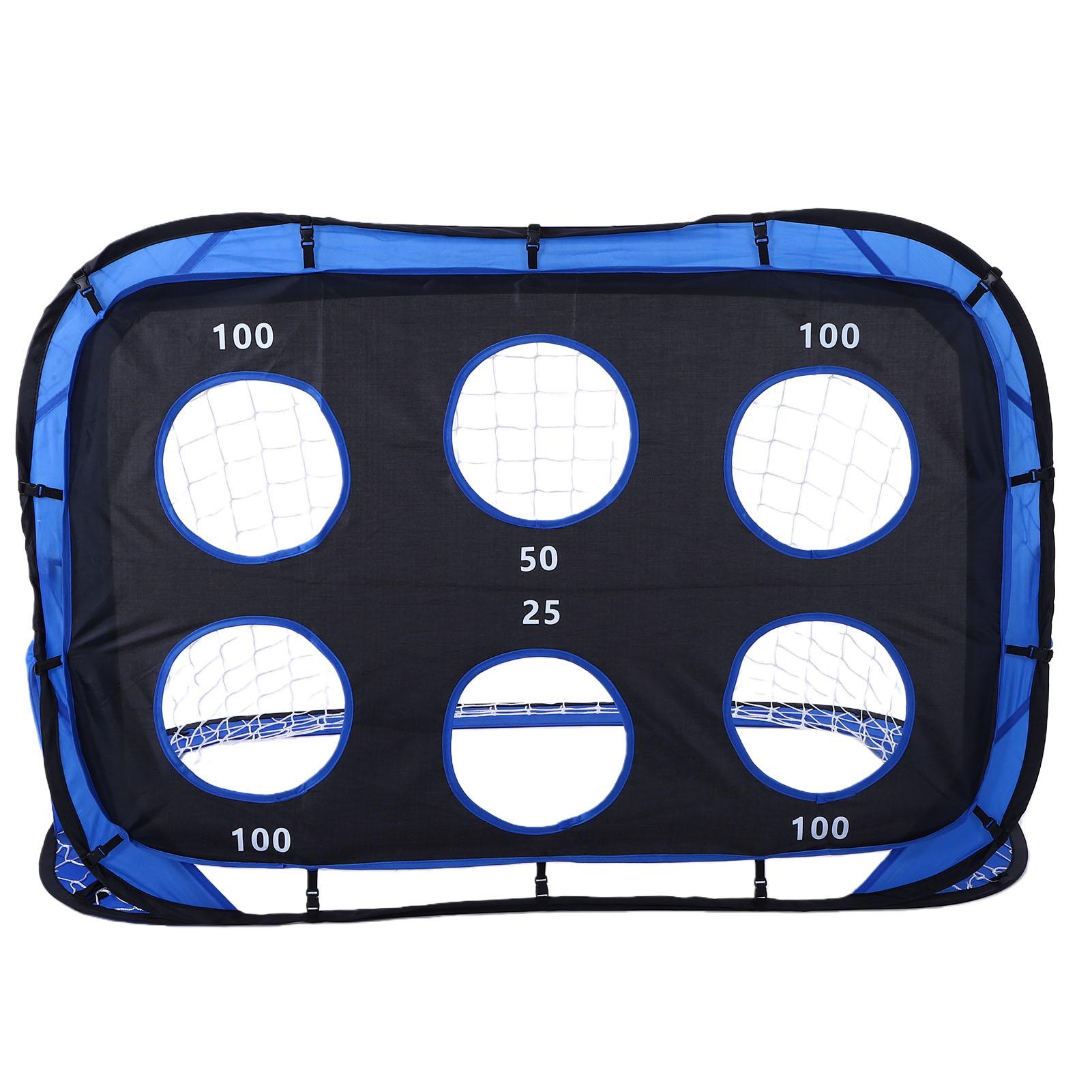 Pop Up Soccer Goal 4 in 1 Design Detachable Multifunctional Portable Soccer Goal Net Set for Training