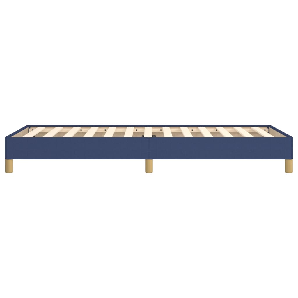 Vidaxl Bed Frame Without Mattress Blue 90X200 Cm Fabric