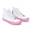 Miley Cyrus X Converse Chuck Taylor All Star High Lace-up High Top Espadrilles Unisex Pink White