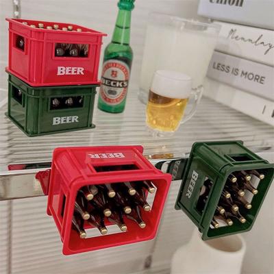 Cartoon Beer Bottle Opener, Magnetic Refrigerator 3D Sticker, 3D Three-dimensional Wine Box Opener, Home Decoration Ornaments