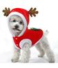 Christmas Pet Santa Costume Warm Flannel Hooded Jacket Winter Clothing For Small Dogs Cats Chihuahua Yorkshire Terrier Apparel