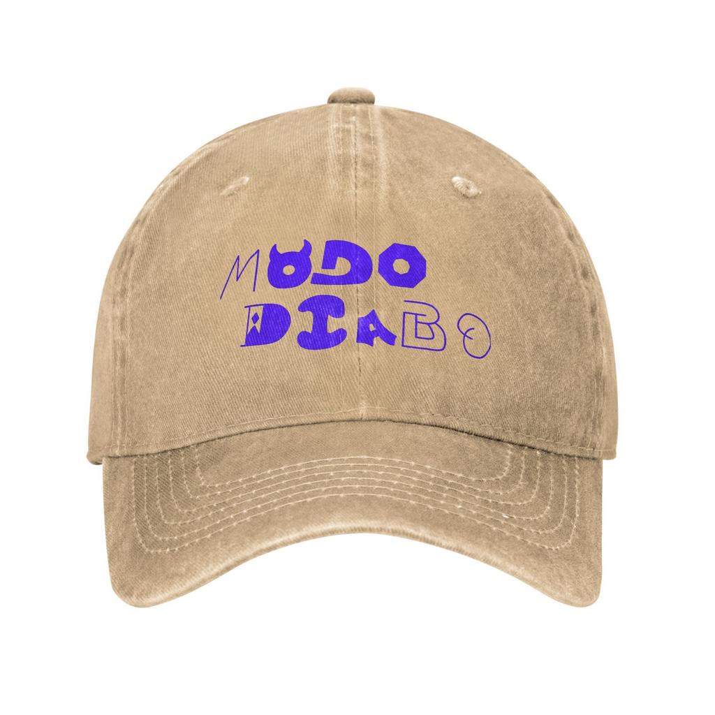 Duki Devil Mode Men Women Baseball Cap  Distressed Washed Hats Cap Outdoor Summer Adjustable Fit Sun Cap