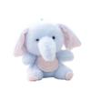 Soft Elephant Plush Doll With Keyring Kids Animal Toy For Childrens Gift