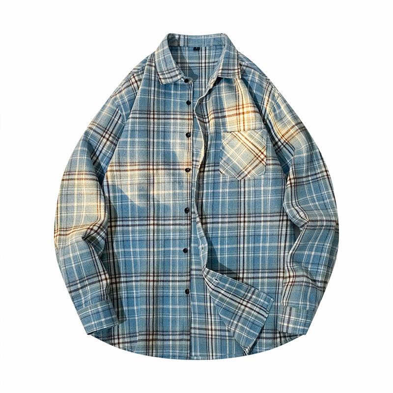 Cozy Up Men’s Flannel Shirts Long Sleeve Casual Button Down Flannel Plaid Shirts