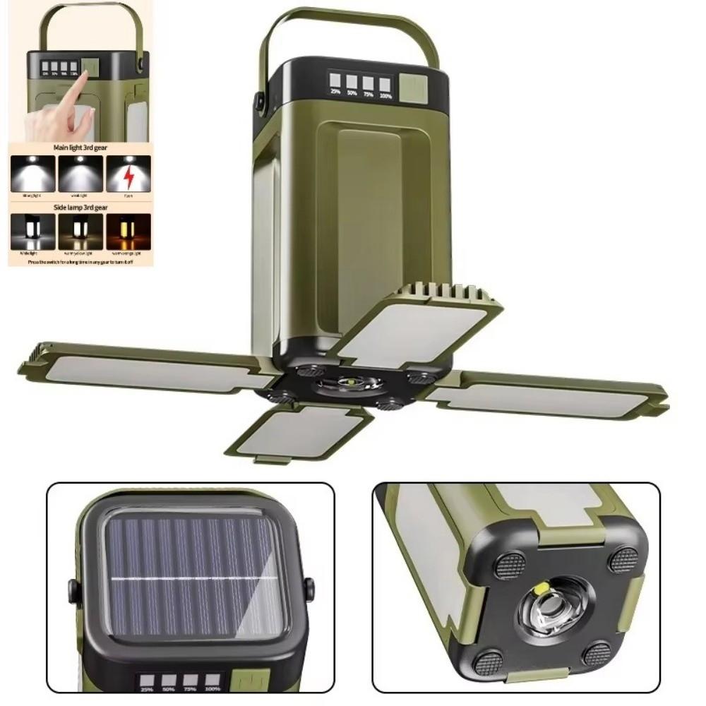 Hanging Camping Light Foldable Tent Light Portable Solar Lamp  Solar Charging