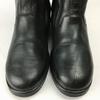 Frey Daytona German Made Vintage Leather Motorcycle Boots Black Size 38 / 24.0cm Back Zip(USED)
