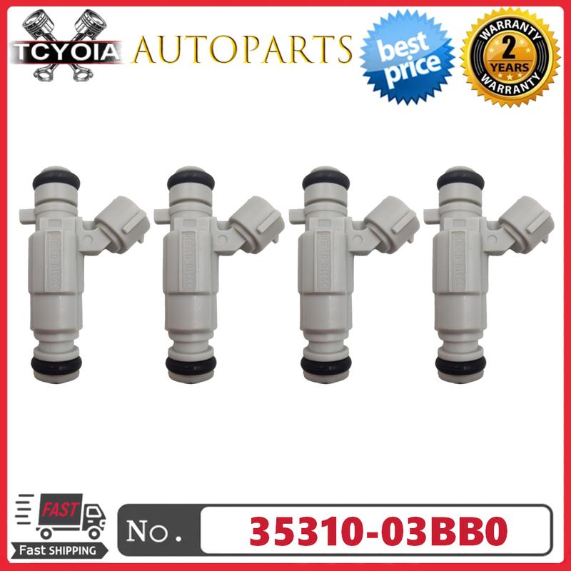 

4Pcs/lot Fuel Injectors Nozzle 35310-03BB0 3531003BB0 For Hyundai I10 Kia Picanto 1.0 1.2