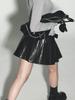 Geulouhaideu Arview Falten-Minirock aus Leder