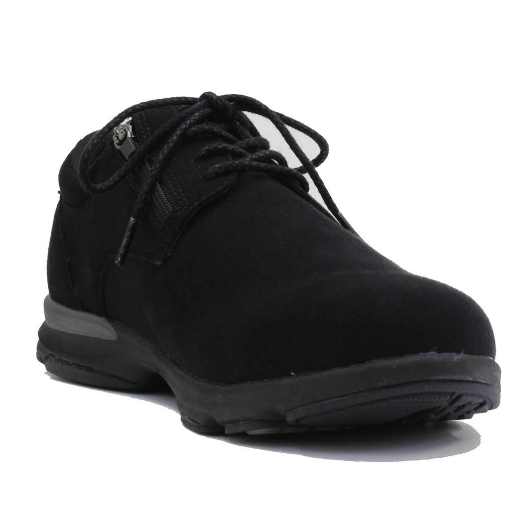 DESCENTE Joy Top Plus Size (4E) Suede-like Black, 22.5