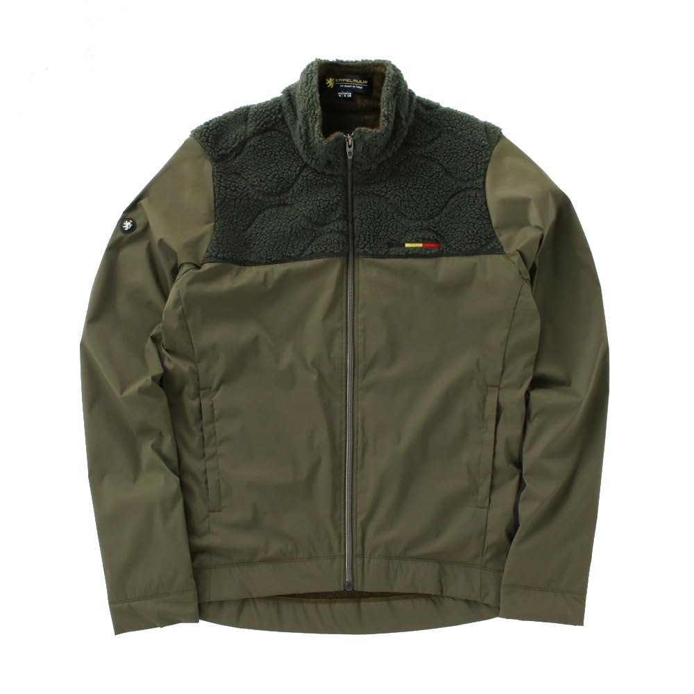 

Куртка Kapelmuur TEIJIN Octa Cycling Ветрозащитная Стеганая Комбинированная с Боа XS, Осень/Зима [0°C-10°C], Куртка, Оливковый,