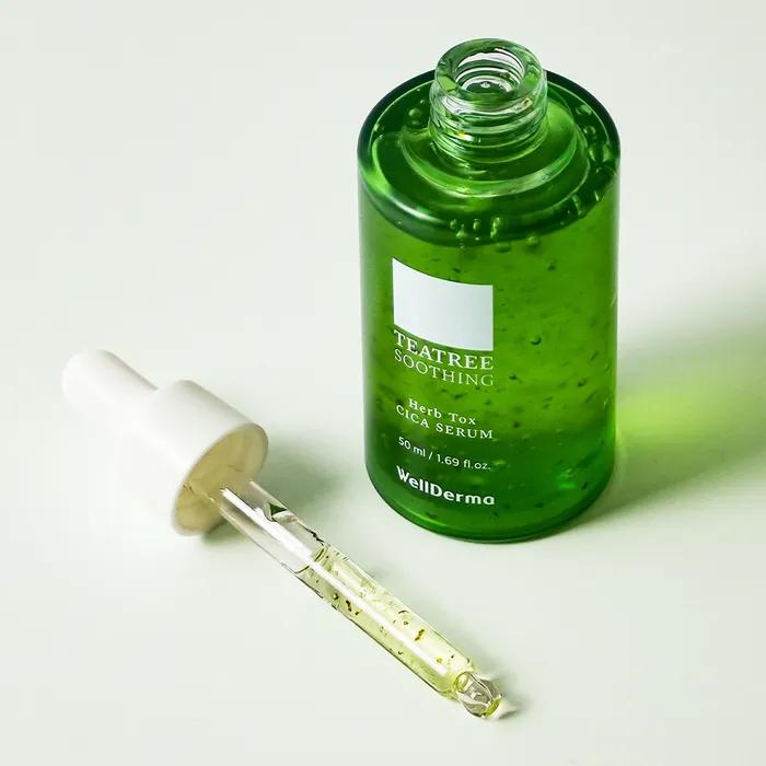New Wellderma Tea Tree Soothing Herb Tox Cica Serum 50ml