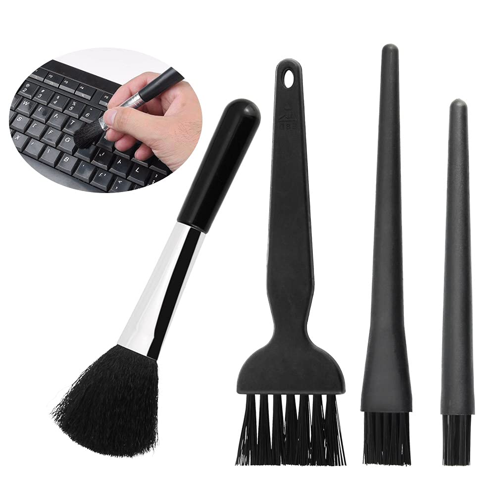 

EMAGEREN Cleaning for Cleaning Gap and Scale Dust Cleaning Brush Set for PC ESD Dust Cleaning Tools for Office Equipment Brush, Anti-Static Brush, чёрный